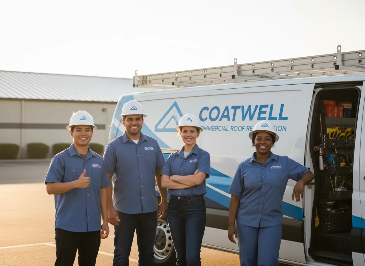 Commercial roof coating company in Truesdale, MO